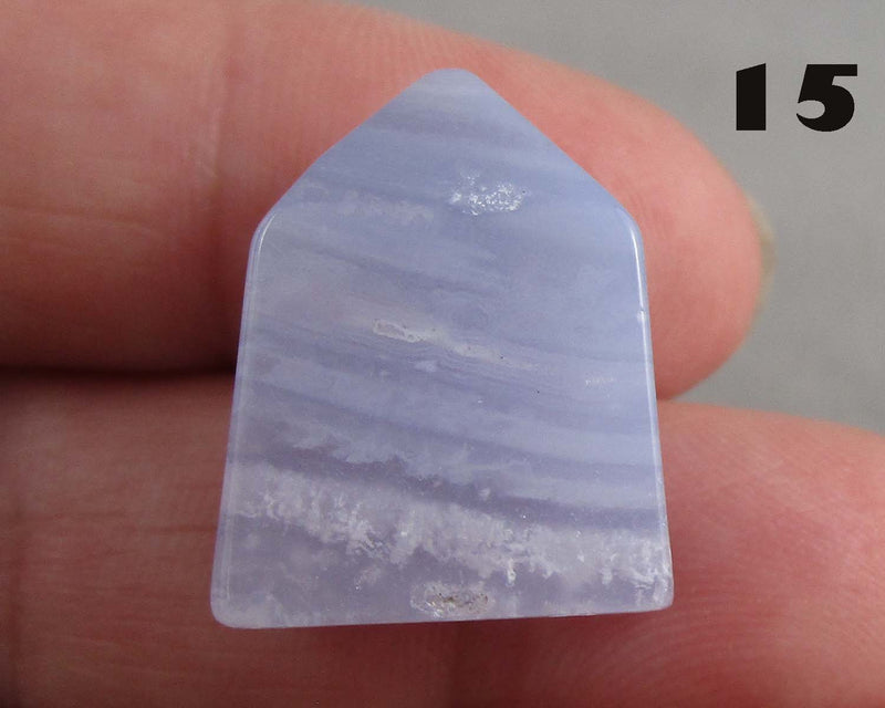You Choose!  Blue Lace Agate Standing Points