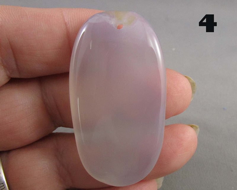 You Choose!  Blue Lace Agate Drilled Pendants