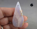 You Choose!  Blue Lace Agate Drilled Pendants