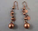 Copper Earrings Vintage H076-20