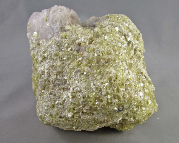 Large Yellow Mica & Smoky Quartz Crystal 1pc