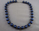 Cat's Eye Beaded Necklace (Vintage) H077-5