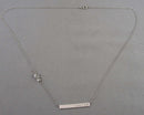 0.7mm Rope Chain 925 Sterling Silver with Herkimer Diamonds H077-10