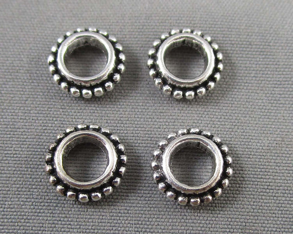 Rondelle Spacer Beads 8x2.5mm 40pc C102