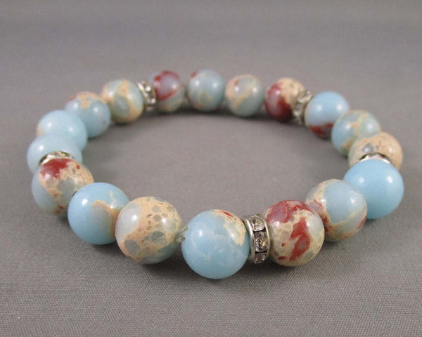 Shoushan Jasper Bracelet Vintage B076-5
