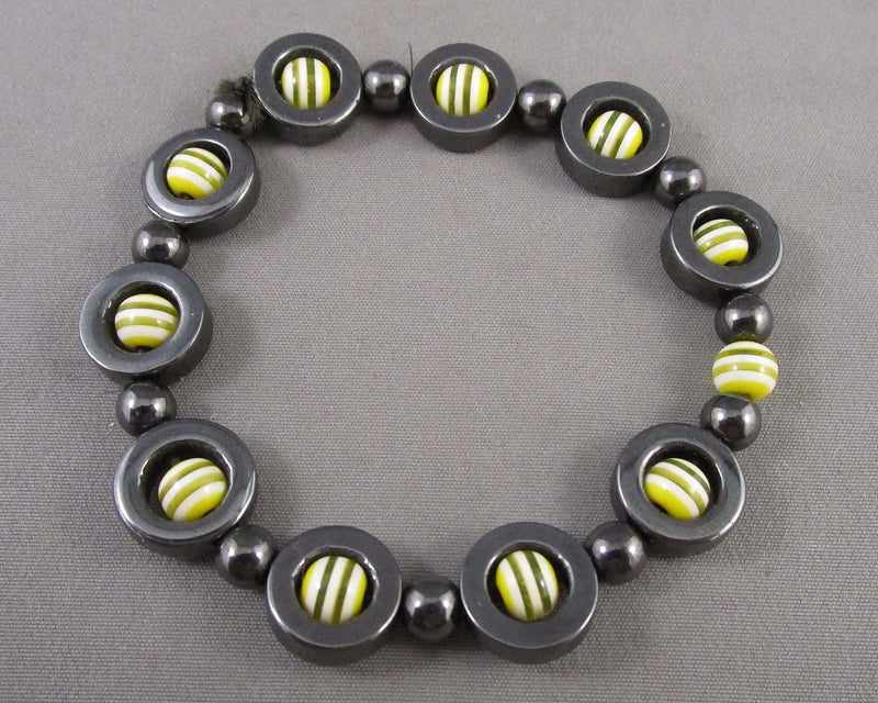 Hematite Bracelet Vintage B076-6