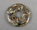 Abalone Shell Donut Pendant B083-6