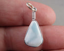 Larimar Gemstone Pendant (Vintage) H079-1