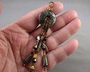 Pyrite Gemstone Pendant (Vintage) H079-3