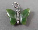 Jade Butterfly Gemstone Pendant (Vintage) H079-5