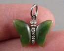 Jade Butterfly Gemstone Pendant (Vintage) H079-5