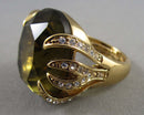 Smoky Quartz Gemstone Ring Size 7 (Vintage) H079-6