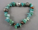 Amazonite Gemstone Bracelet (Vintage) H079-9