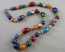Acrylic Beaded Necklace (Vintage) H079-10