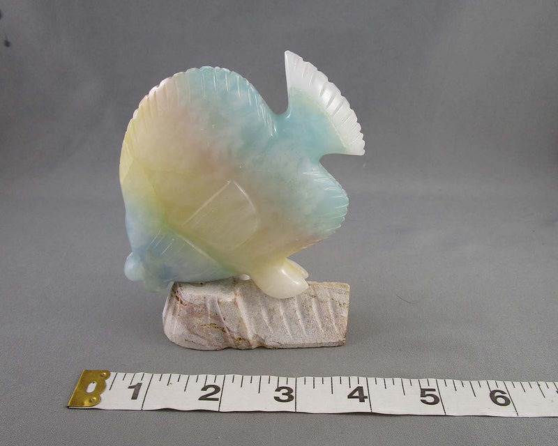 Onyx Stone Angel Fish 1 pc