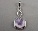 Amethyst Gemstone Pendant (Vintage) H079-12