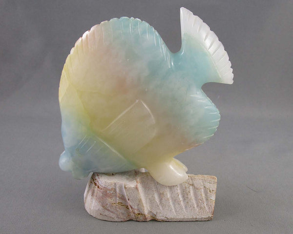 Onyx Stone Angel Fish 1 pc