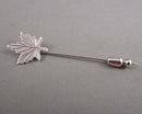 Sterling Silver Maple Leaf Stick Pin (Vintage) H079-16