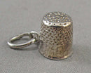 Tiny Thimble 925 Sterling Silver Pendant (Vintage) H080-2