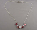 Pearl & Quartz Gemstone Necklace (Vintage) H081-14