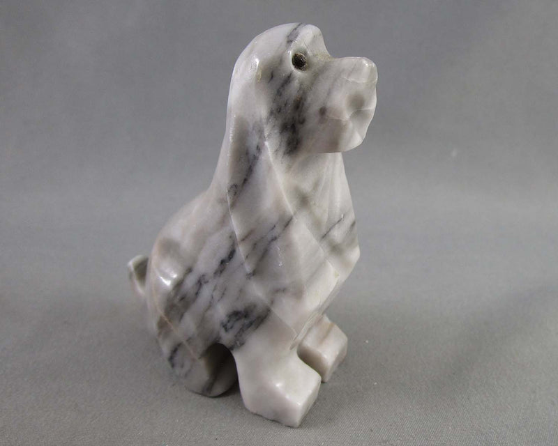 Marble Dog Statue 1pc H057-16