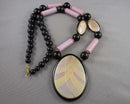 Acrylic Statement Necklace Vintage H082-4
