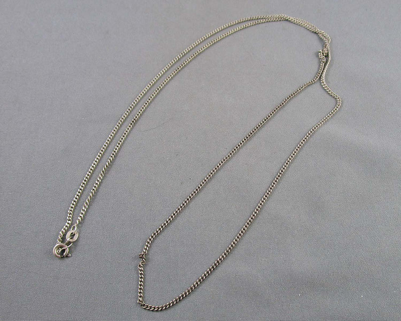 1.5mm Curb Chain Sterling Silver 925 (Vintage) B047-5