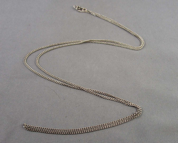 1.5mm Curb Chain Sterling Silver 925 (Vintage) B047-5
