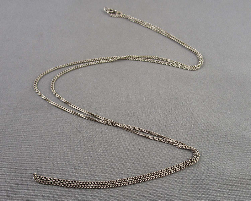 1.5mm Curb Chain Sterling Silver 925 (Vintage) B047-5