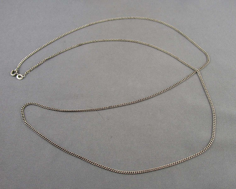 1.5mm Curb Chain Sterling Silver 925 (Vintage) B047-5