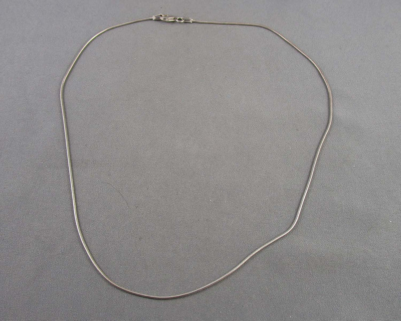 0.9mm Snake Chain Sterling Silver 925 (Vintage) B047-6