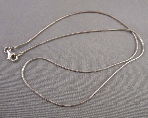 0.9mm Snake Chain Sterling Silver 925 (Vintage) B047-6