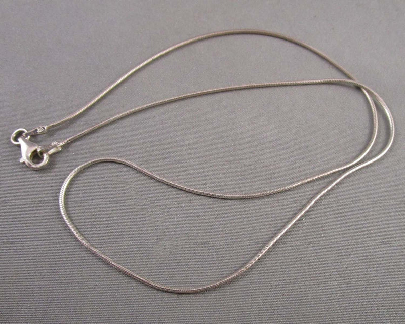0.9mm Snake Chain Sterling Silver 925 (Vintage) B047-6