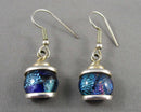 Dichroic Glass Earrings (Vintage) H082-16