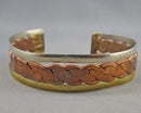 Brass & Copper Bracelet Cuff H082-23