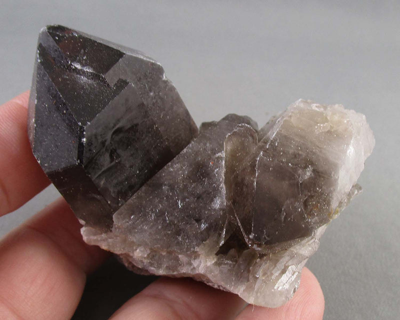 Black Quartz Crystal Cluster 1pc B103-1