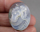 Black Lip Shell Mermaid Cabochon 25mm Z056