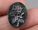 Black Lip Shell Rose Cabochon 25mm Z059