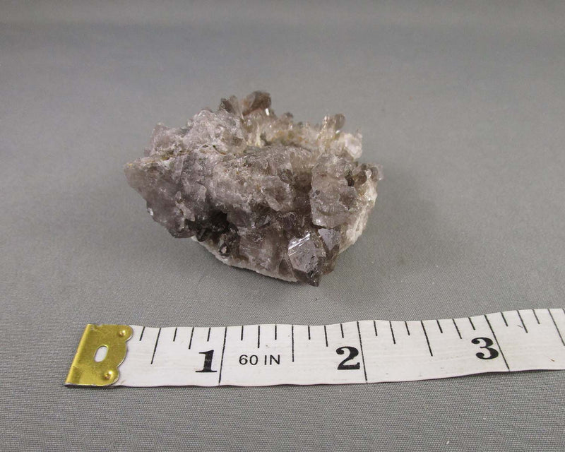 Black Quartz Crystal Cluster 1pc B044-1