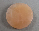 Orange Aventurine Drilled Faceted Cabochon 25mm 1pc C748