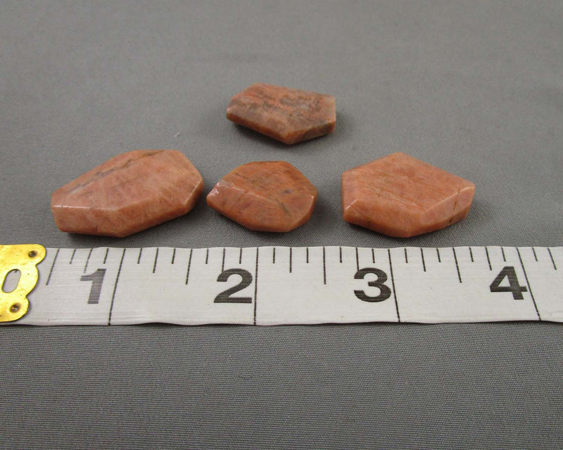 Peach Moonstone Freeform Shape 1pc C131