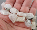 Rainbow Moonstone Rough Nugget Beads C132