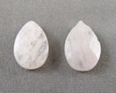 Rainbow Moonstone Tear Drop Beads 2pc C178