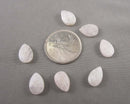 Rainbow Moonstone Tear Drop Beads 2pc C178