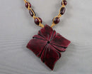 Horn Pendant Necklace (Vintage) H084-6