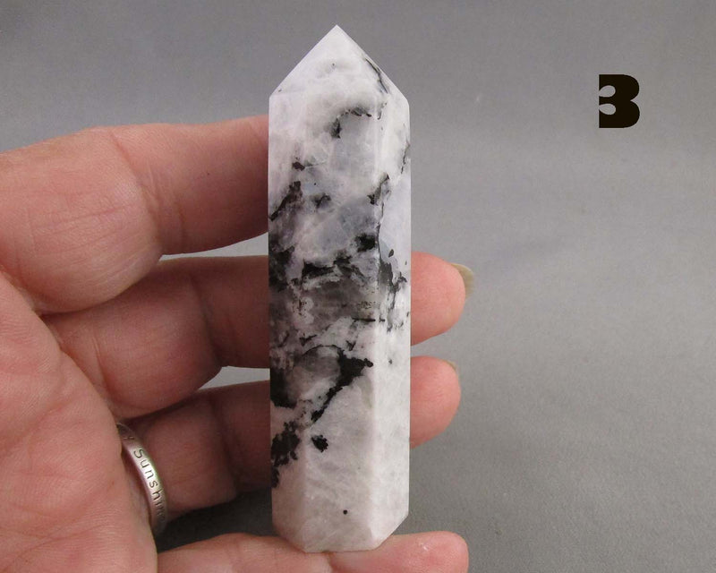 You Choose!  Rainbow Moonstone Standing Points