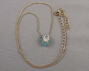 Hamsa Hand Pendant Necklace (Vintage) H084-10