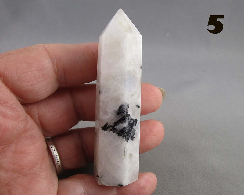 You Choose!  Rainbow Moonstone Standing Points