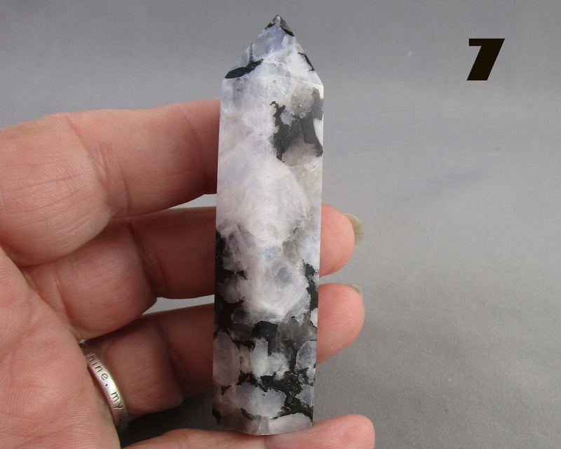 You Choose!  Rainbow Moonstone Standing Points