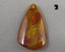 You Choose!  Amber Drilled Cabochon